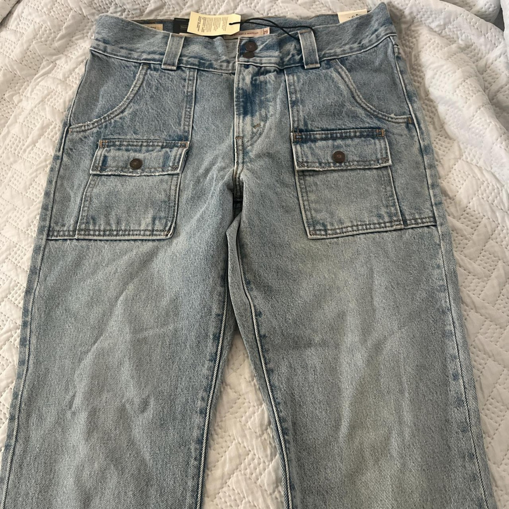 Levi’s Light blue middy ankle bootcut jeans